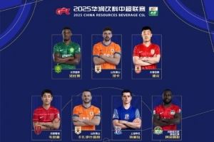 中超6月最佳陣容：譚龍、韋世豪入選 法比奧<div   id=