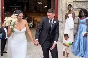 恭喜！朗格萊昨日與女友在巴黎結婚