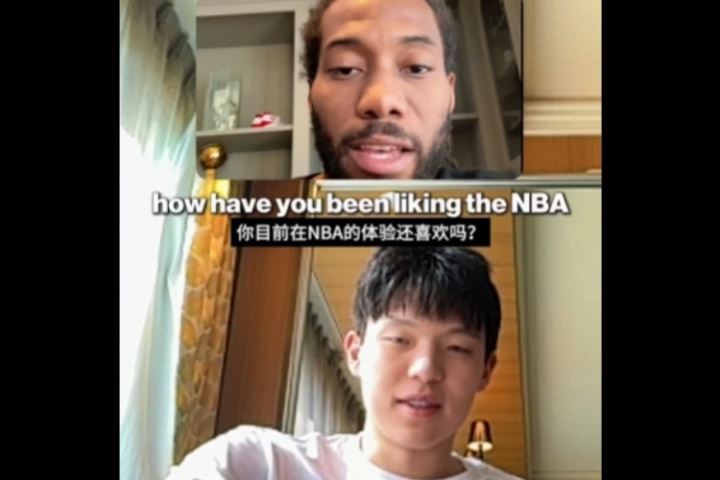 ??楊瀚森和小卡連線<div   id=